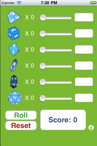 Screenshot True Random Dice for Rpg like D&D Screenshot True Random Dice for Rpg like D&D